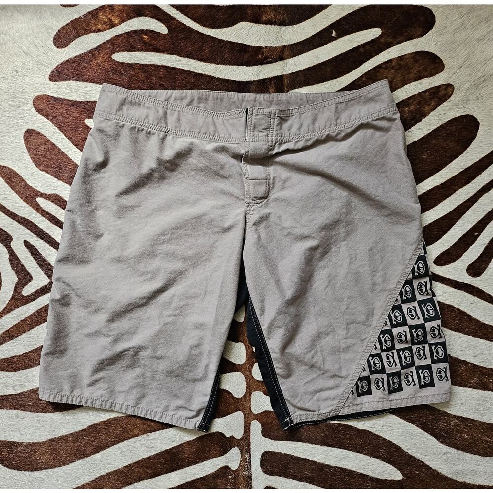 Nasty Pig Gray Swim Trunks with Black Accents